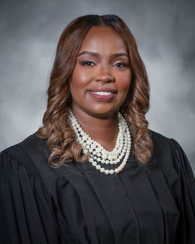 Judge Kimya M. Holmes in judicial robe